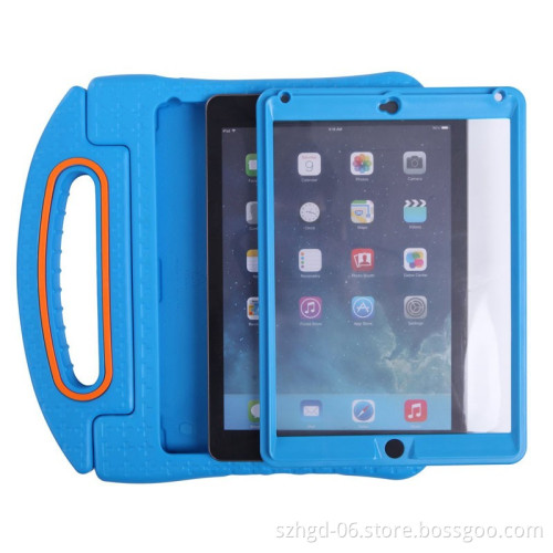 2017 New eva handle for ipad air 2 case for ipad shockproof cases with screen protector